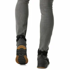 Homme Sorel Boots en Velours de Cuir Mac Hill noires