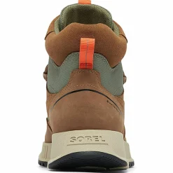 Sorel Boots en Velours de Cuir Mac Hill cognac/gris