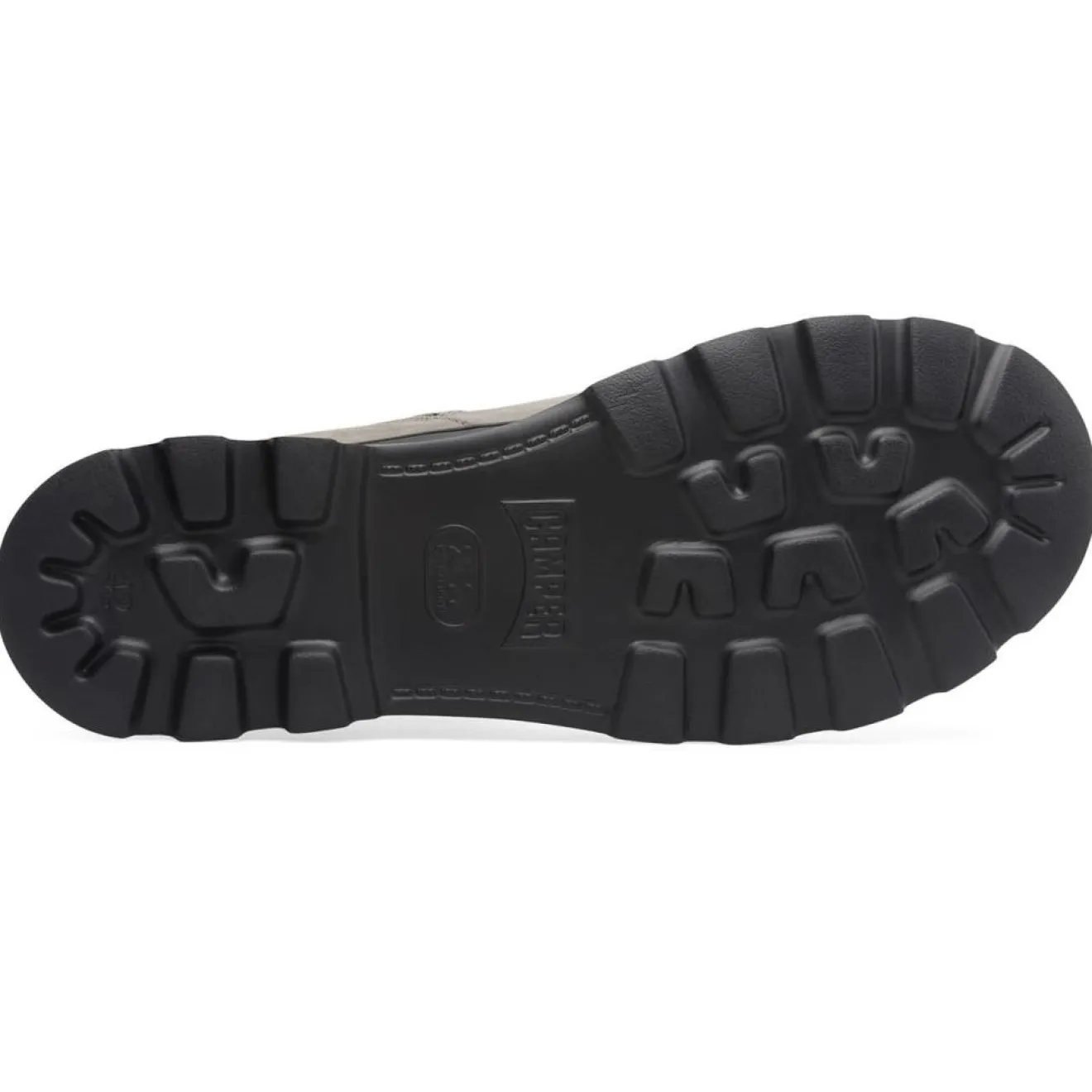 Homme Camper Boots en Velours de Cuir Brutus grises