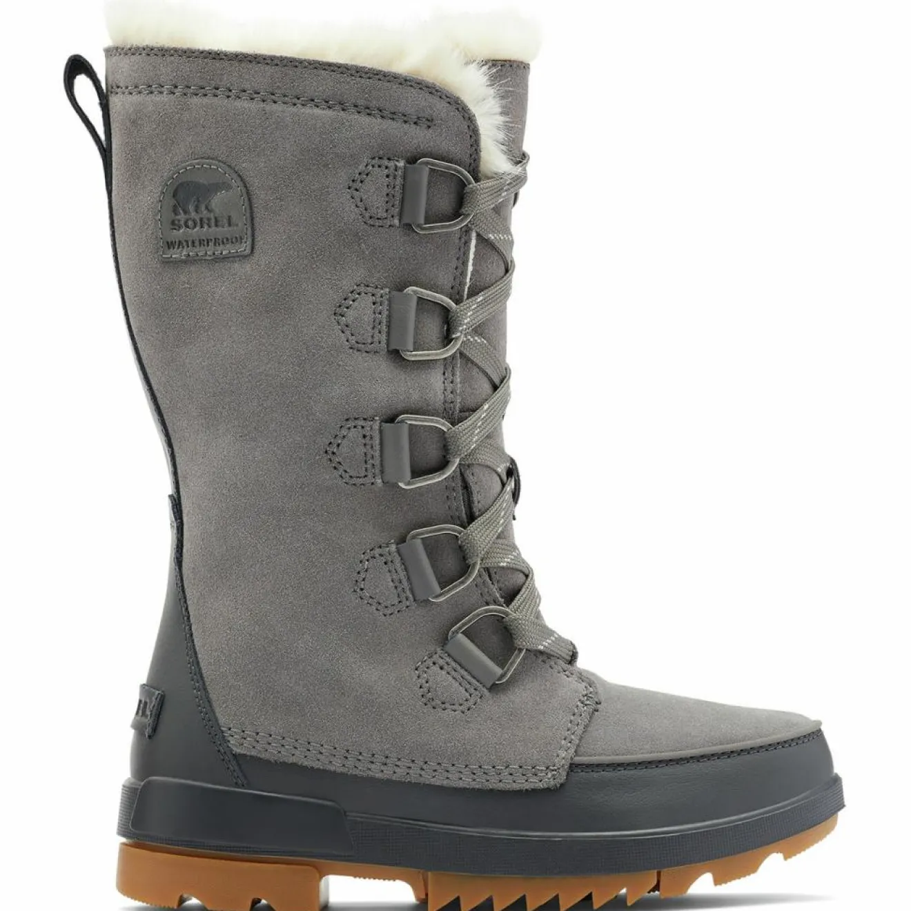 Sorel Boots en Velours de Cuir doublure polaire Torino II grises