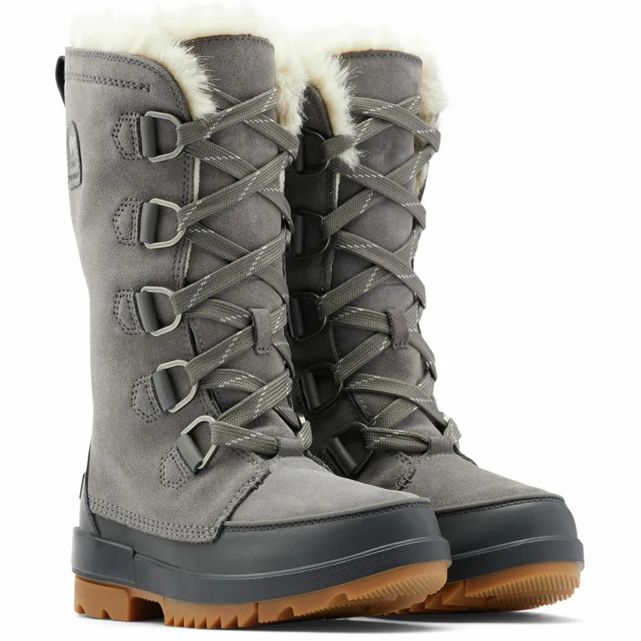 Sorel Boots en Velours de Cuir doublure polaire Torino II grises
