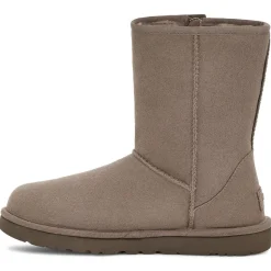Femme Ugg Boots fourrées en Velours de Cuir Classic Short Bailey taupe