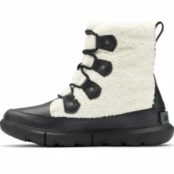 Femme Sorel Boots fourrées imperméables Explorer™ II Joan Cozy blanc/noir