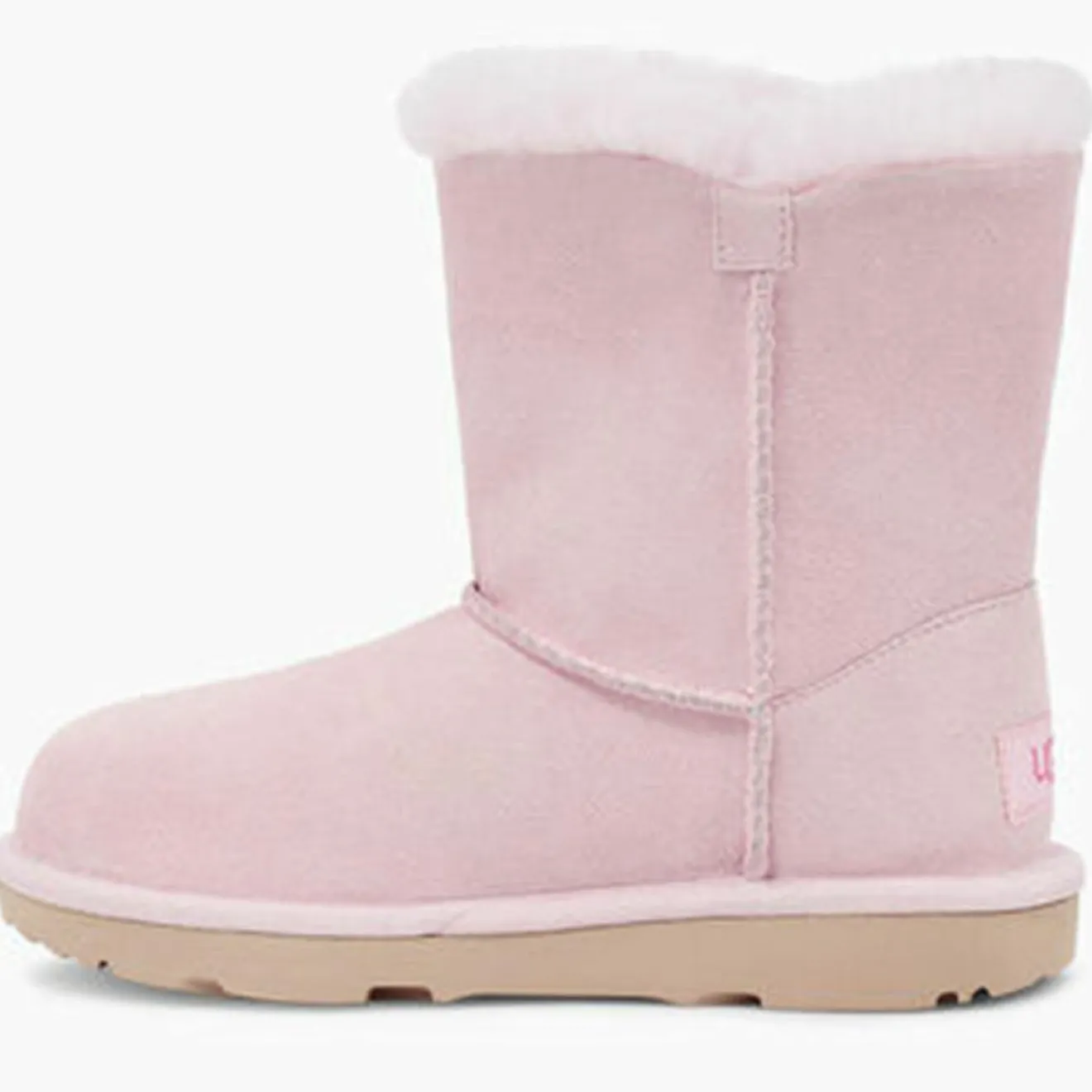 Ugg Boots fourrées Laine en Velours de Ciir Irina Star Charm roses