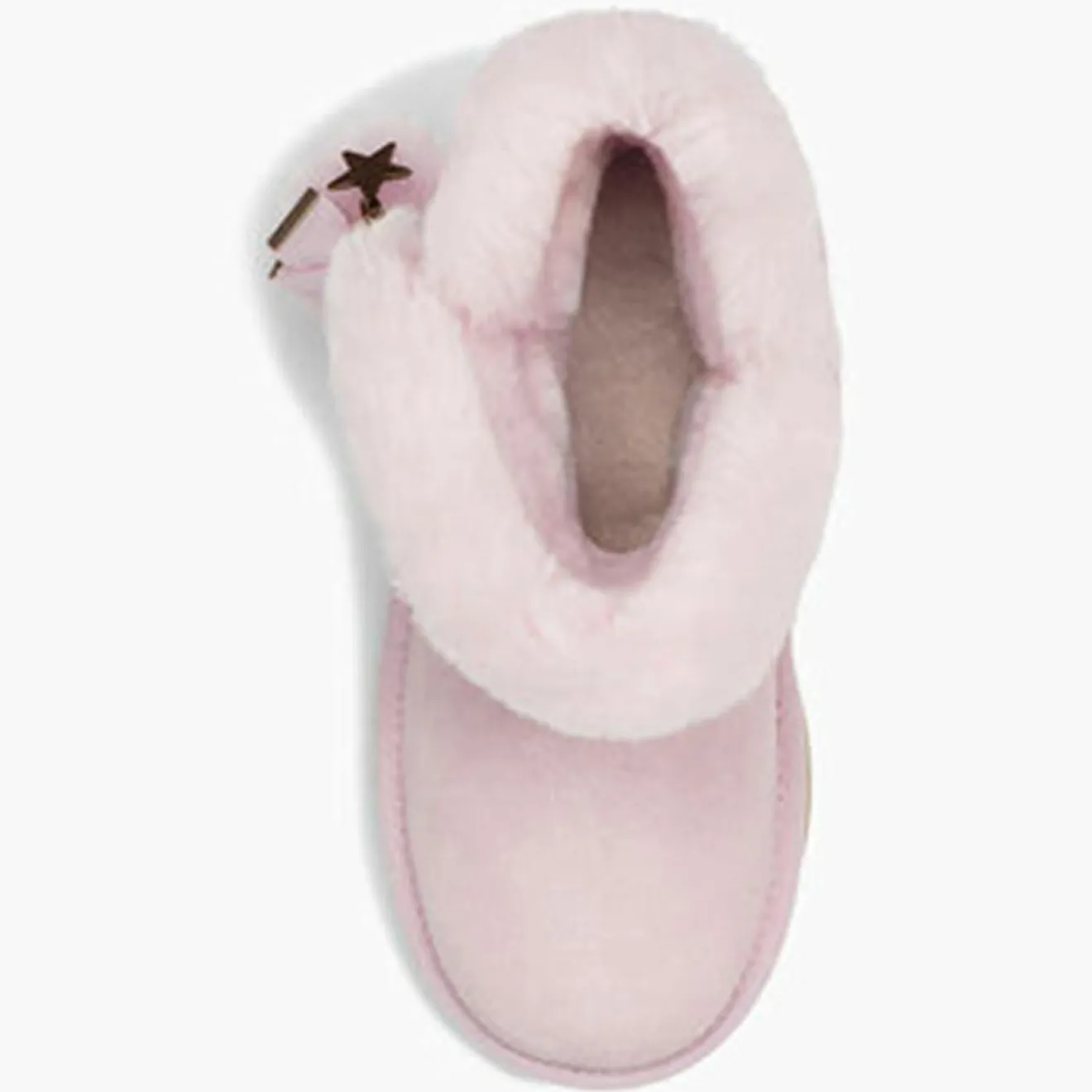Ugg Boots fourrées Laine en Velours de Ciir Irina Star Charm roses