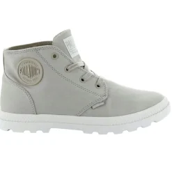 Femme Palladium Boots montantes en Toile Pampa Free beiges