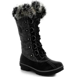 Sale Kimberfeel Bottes de neige fourrées Capucine noires