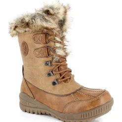 Sale Kimberfeel Bottes de Neige fourrées Elena cappuccino