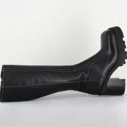 Femme E8 By Miista Bottes en Cuir dulce noires - Talon : 9.5cm