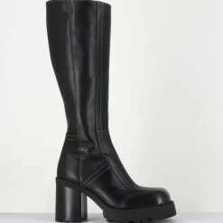 Femme E8 By Miista Bottes en Cuir dulce noires - Talon : 9.5cm