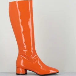Femme Garrice Bottes en Cuir mayera oranges