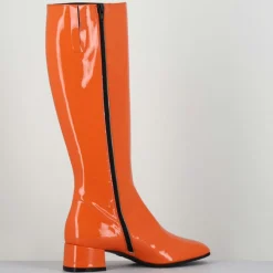 Femme Garrice Bottes en Cuir mayera oranges