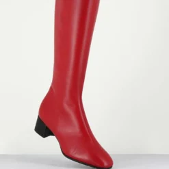 Femme Garrice Bottes en Cuir mayera rouges