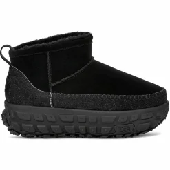 Homme Ugg Bottes en Velours de Cuir Venture Daze Ultra Mini noires