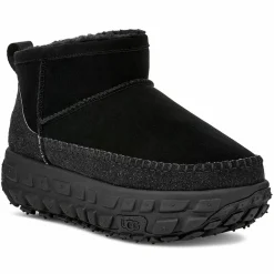 Homme Ugg Bottes en Velours de Cuir Venture Daze Ultra Mini noires