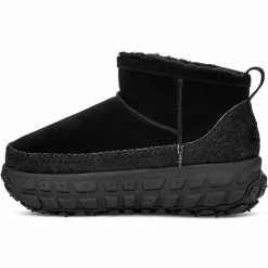 Homme Ugg Bottes en Velours de Cuir Venture Daze Ultra Mini noires