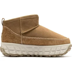 Homme Ugg Bottes en Velours de Cuir Venture Daze Ultra Mini marron