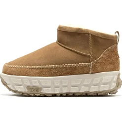 Homme Ugg Bottes en Velours de Cuir Venture Daze Ultra Mini marron