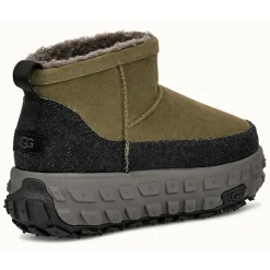 Homme Ugg Bottes en Velours de Cuir Venture Daze Ultra Mini vert olive
