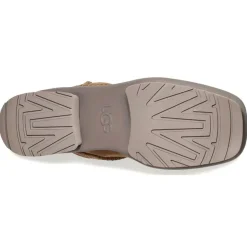 Ugg Bottes en Velours de Cuir New Heights Platform Mini marron - Talon 11.4 cm