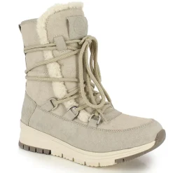 Femme Kimberfeel Bottes Fourrées Alyssia blanc cassé