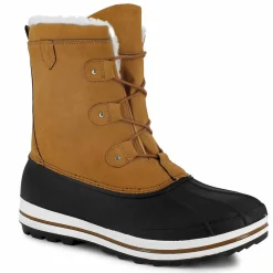 Homme Kimberfeel Bottes fourrées Hugo camel/noir