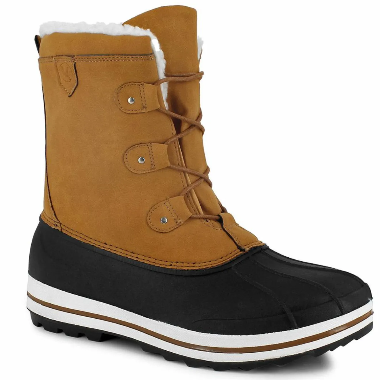 Homme Kimberfeel Bottes fourrées Hugo camel/noir