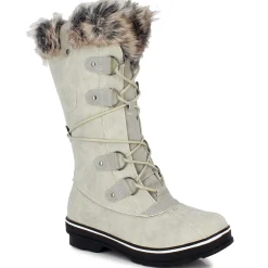 Femme Kimberfeel Bottes Fourrées Manon blanc cassé