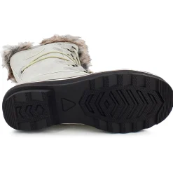 Femme Kimberfeel Bottes Fourrées Manon blanc cassé