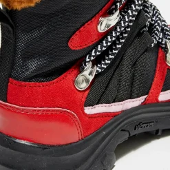 Outlet Stella McCartney Bottes fourrées noir/rouge