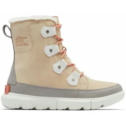 Outlet Sorel Bottes lifestyle Explorer Ii Joan Faux Fur Wp beiges