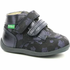Sale Kickers Bottillons en Cuir Bonkro-2 marine