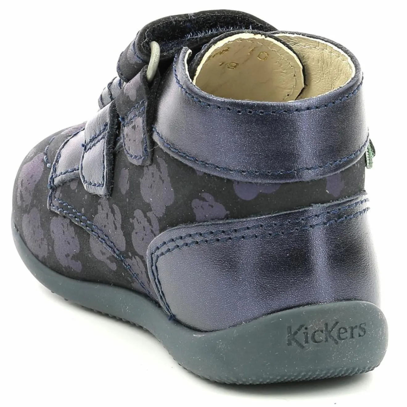 Sale Kickers Bottillons en Cuir Bonkro-2 marine