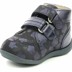 Sale Kickers Bottillons en Cuir Bonkro-2 marine