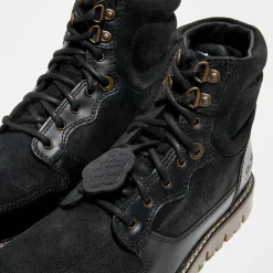 Discount Kickers Bottillons en Cuir Kick Mountain noirs