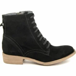 Femme Lab78 Bottines à lacets noires