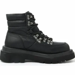 Lab78 Bottines à lacets noires - Talon 5 cm