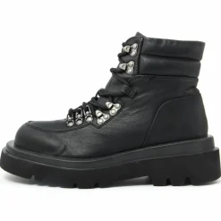 Lab78 Bottines à lacets noires - Talon 5 cm