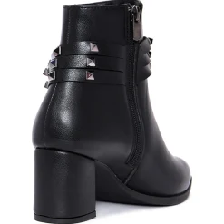 Lab78 Bottines à talon Clotilde noires - Talon 6 cm