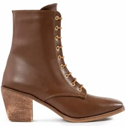 Sale Lab78 Bottines à talon cognac - Talon 7 cm