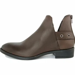 Lab78 Bottines à talon en Cuir marron