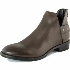 Lab78 Bottines à talon en Cuir marron