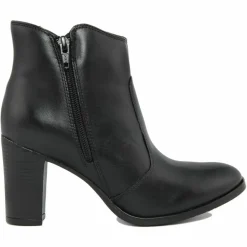 Online Lab78 Bottines à talon en Cuir noires - Talon 8 cm