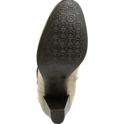 Femme Lab78 Bottines à talon en Velours de Cuir Carol castor - Talon 8.5 cm