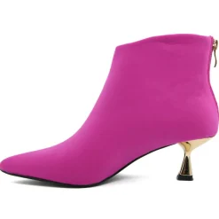 Femme Lab78 Bottines à talon Eugénie fuschia - Talon 5 cm