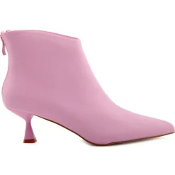 Femme Lab78 Bottines à talon Louise roses - Talon 5 cm