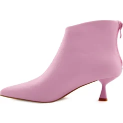 Femme Lab78 Bottines à talon Louise roses - Talon 5 cm