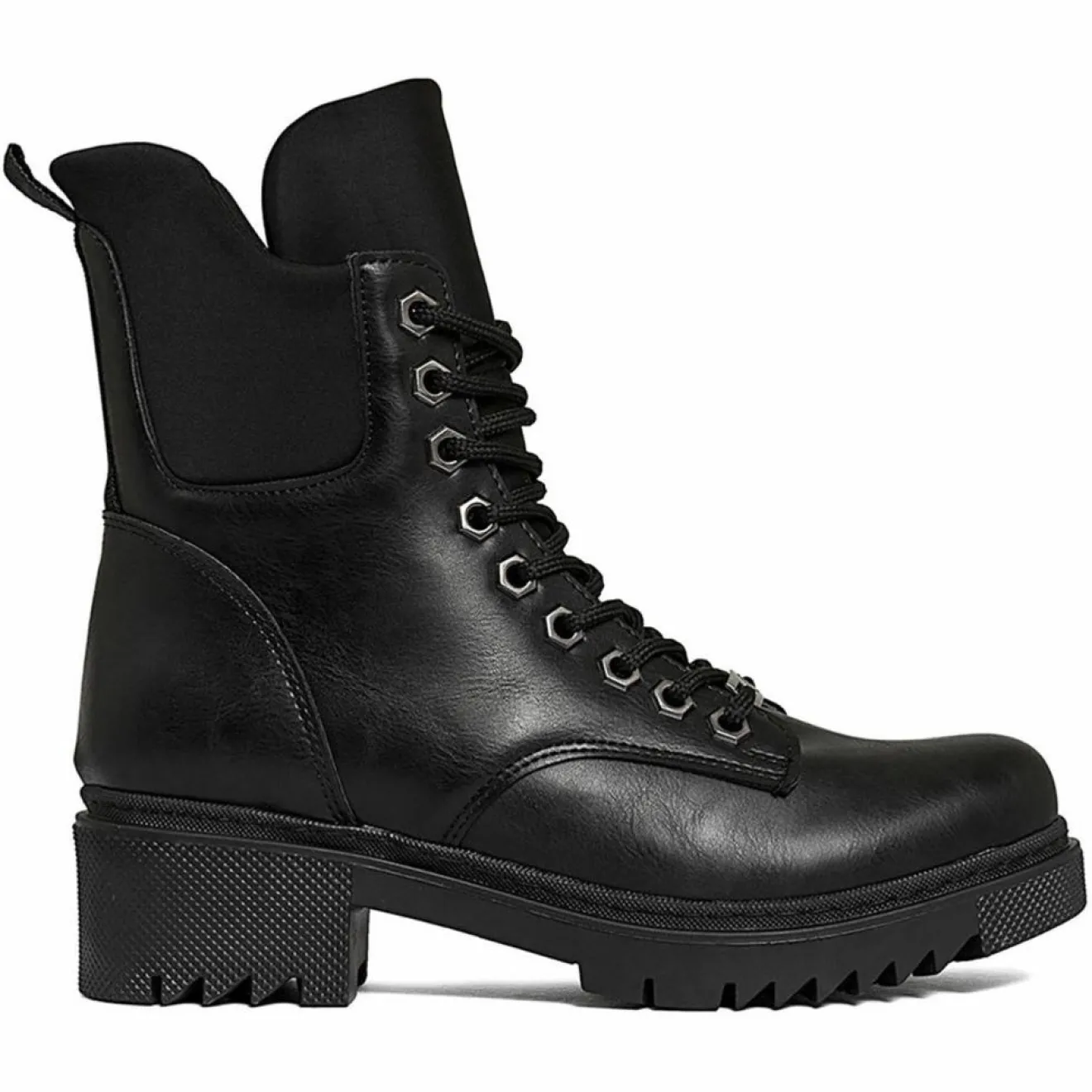Online Lab78 Bottines à talon noires - Talon 4 cm