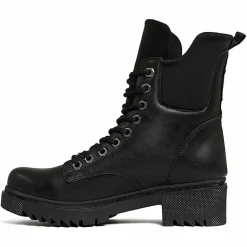 Online Lab78 Bottines à talon noires - Talon 4 cm