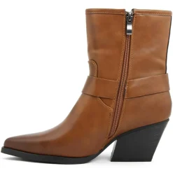 Lab78 Bottines à talon Pauline camel - Talon 7 cm